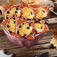 thumbnail image 7 of EUDIDV Spooky Candy Tote 100pcs Halloween Biscuits Roll Candy Snow Candy Packaging Bag Ghost Festival Party Gift Self Sealing Bag Jack-O'-Lantern Candy Bags, 7 of 7