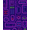 Purple, Pattern 4, variant on ODIKA 2x3 Machine Washable Non-Slip Area Rug, Cyberpunk Wireless Modern Technology Circuit Board High Traffic Rug, Purple, 587582
