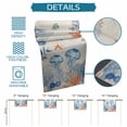 thumbnail image 6 of Blue Coastal Jellyfish Table Runner 72 Inches, Country Nautical Ocean Creatures Bed Runner Dresser Scarves Tabletop for Indoor Outdoor Parties/Ceremony/Banquet, 18" x 72", 6 of 9