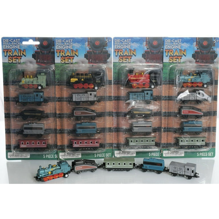 Piece Pull Back Train Set