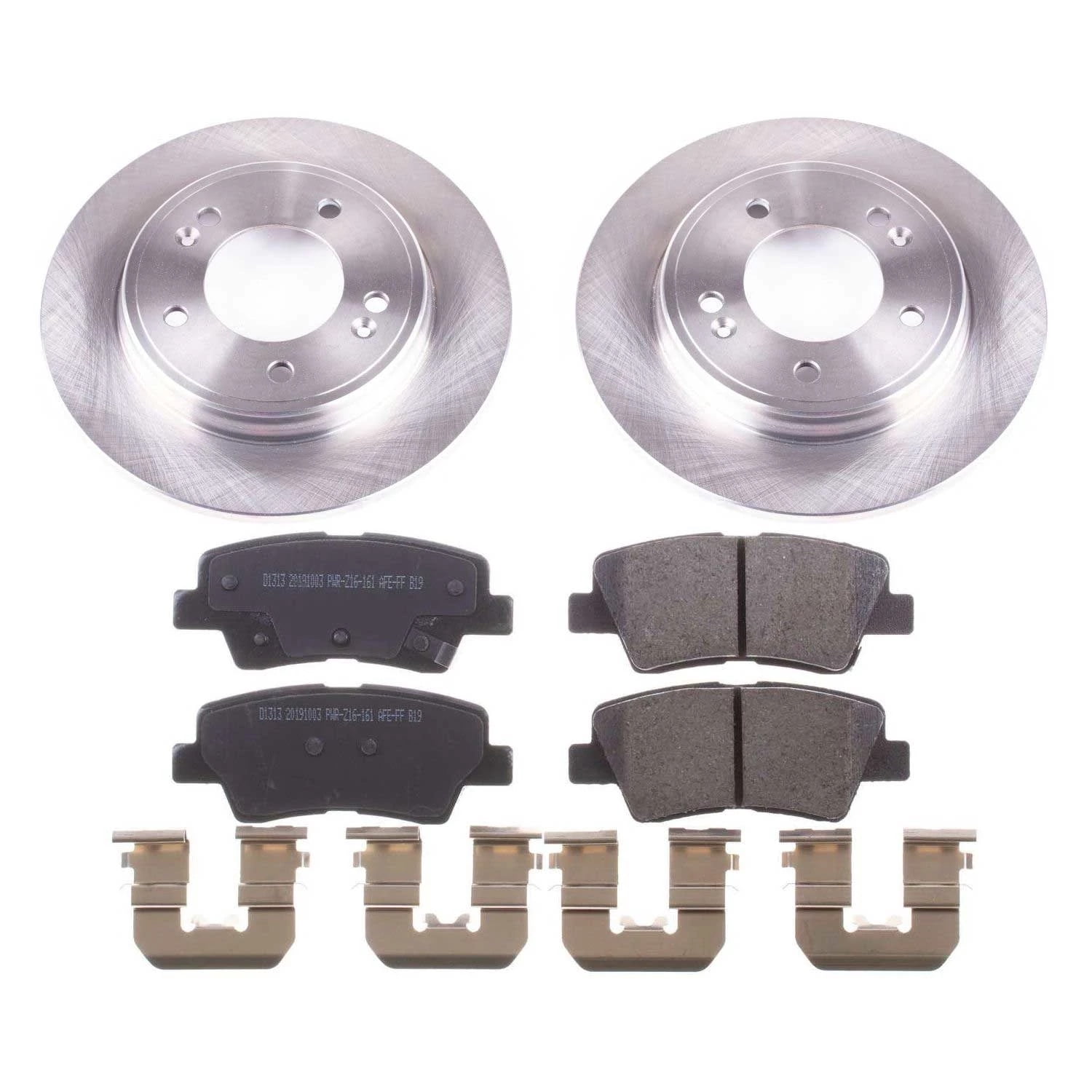 PowerStop Rear Stock Replacement Brake Pad and Rotor Kit Fits: HYUNDAI KIA Select Models KOE7904