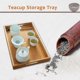 thumbnail image 4 of Bamboo Serving Tray, Rectangular Display Wood Afternoon Tea Tray With Handles For Kitchen Party Dinner Snack, 4 of 5