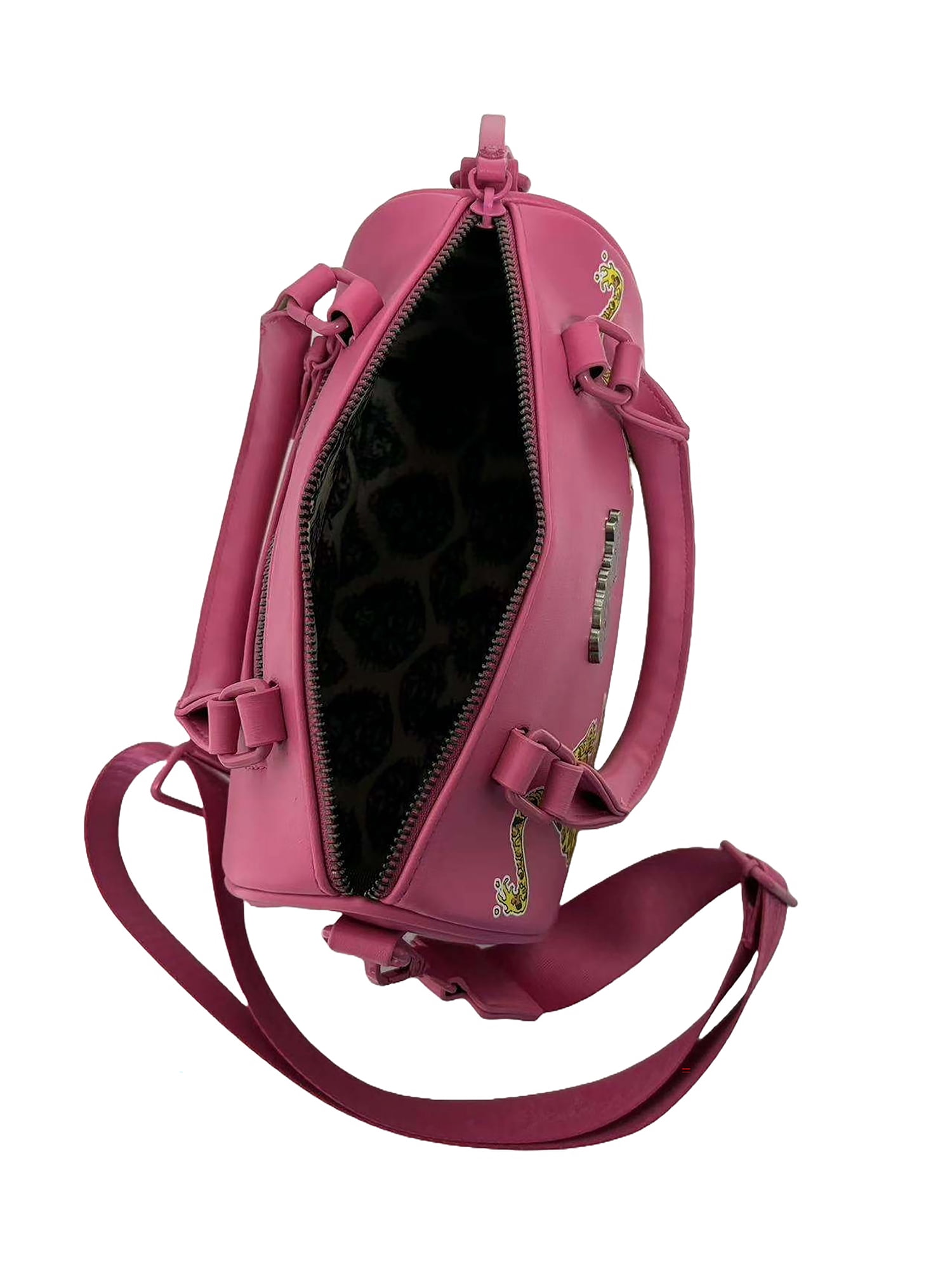 Ed Hardy Women's Arie Small Satchel Crossbody Bag, Fuchsia