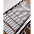 thumbnail image 7 of Stair Treads for Wooden Steps, Black Striped Peel and Stick Stair Treads with Reusable Adhesive, Black White Stripes Farmhouse Non Slip Indoor Stairs Runner Rugs Mats for Elders Dogs 8"x30" 4PCS, 7 of 7