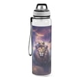 thumbnail image 2 of Lion Crown Clouds Sports Water Bottle Portable Travel Mug 32oz BPA Free Leak Proof Straw Transparent Tritan for Gym Yoga Cycling Camping, 2 of 7
