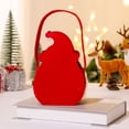 thumbnail image 4 of Bolsas de regalo de Navidad, elementos de alce de Papá Noel, bolsas de almacenamiento resistentes al desgarro, colgantes, bolsa de embalaje, Kits de decoración para fiestas Papá Noel/1 ud. Bearachild HA068921-01, 4 of 6