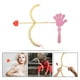 thumbnail image 5 of KAKOWELY 1 juego de arco y flecha de Cupido, disfraz de Cupido, aplausos de mano, accesorios para fiesta de San Valentín, 5 of 5