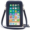 thumbnail image 1 of Touch Screen Phone Crossbody Bag - Dark Blue, 1 of 6