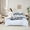 Grey Blue, variant on Feelyou Cartoon Blue Snowman Twin Bedding Sets 7-Piece, Dreamy Winter Snowflake Bedding Comforter Set, Happy New Year Reversible Sheet Sets, Microfiber Bedroom Decor