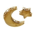 thumbnail image 3 of Bandejas con forma de luna y estrella, platos decorativos para la cena, bandeja para servir frutas, postres y frutos secos, color dorado, 3 of 14