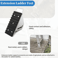 thumbnail image 1 of Shoe Kit 26-2 Extension Ladder Parts, Extension Ladder Feet Compatible with D1200 D1300 D1700 D1800 Series Ladders, 1 of 6