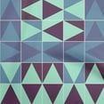 thumbnail image 1 of oneOone Polyester Spandex Turquoise Blue Fabric Geometric Sewing Material Print Fabric By The Yard 56 Inch Wide, 1 of 4