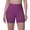 Dark Purple, variant on CAIXIA Women's 3"/5" High Waisted Biker Shorts - Spandex Yoga, Workout, Cycling, Volleyball, Dance | Athletic Booty Shorts