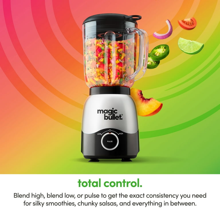 magic bullet Full-Size Blender 48oz - Silver - Walmart.com