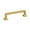 Brass, variant on Alno A950-35-SN Millennium 3-1/2" Cabinet Pull Satin Nickel