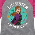 thumbnail image 3 of Frozen 2 - Sister Anna - Toddler And Youth Girls Raglan Graphic T-Shirt, 3 of 5