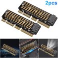 thumbnail image 1 of Tarjeta adaptadora M2 NVME  aceleradora M.2 m-Key SSD a PCIE4.0 para 2230-2280, 1 of 7