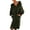 Green, variant on Michellecmm Women Fall Hoodies Dress Solid Color Drawstring Sweatshirts Dress