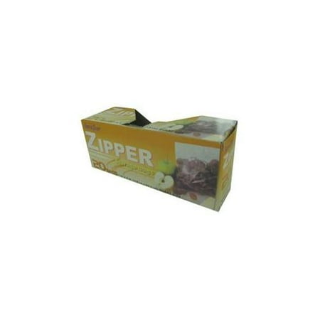 Zipper storage bags, quart size, box of 20