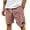 Red, variant on BOMYJESK Corduroy Shorts Men Elastic Waist Drawstring Big and Tall Cargo Short Classic Fit Hiking Golf Shorts Summer Workout Sweat Shorts with Pockets White 5XL