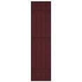 thumbnail image 6 of 14"W x 63"H Mid-America Vinyl, Standard Size Four Board Joined Shutters, w/Installation Shutter-Lok's & Matching Screws, 078 - Wineberry, 6 of 13