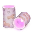 thumbnail image 7 of Yayeee Flameless Candles with Remote Flickering Battery Operated Multi Color Changing, Black Watercolor Space, 7 of 7