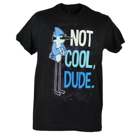 Regular Show Mordecai Not Cool Dude Graphic Tshirt Tee XLarge