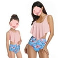 thumbnail image 2 of Jurebecia Women Two Pieces Bikini Set Kids Children Bathing Suit Mother and Daughter Swimwear Family Matching Beachwear Set, 2 of 8