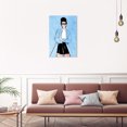 thumbnail image 2 of Wynwood Studio Canvas Coattail Fashion and Glam Accessories Wall Art Canvas Print Blue Light Blue 20x30, 2 of 3