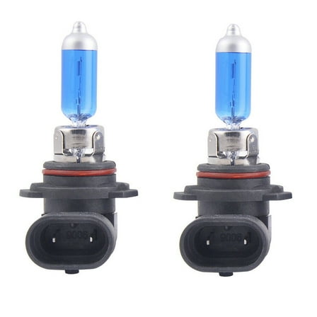 2x 9005/HB3 Halogen 60W 12V High Beam Car Headlight Bulb Bright White Blue Glass