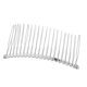 thumbnail image 5 of Peine de metal de 20 dientes: Peine para novia con dientes retorcidos para velo de novia y tocados DIY - Accesorio para peinar el cabello con velo de novia, 5 of 8