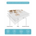 thumbnail image 5 of Quilts Full Size, Brown Eucalyptus Soft Comforter Bedding Set for Bed, Spring Summer Farmhouse Leaves Watercolor Lightweight Quilted Bedspread with Pillow Cover(2 Pieces) for All Season, 78x90 Inch, 5 of 6
