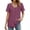 Purple, variant on gakvbuo Summer Tops for Women Womens Solid Summer Casual Trendy Short Sleeve T Shirts Neck Tee Fashion Shirts