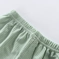 thumbnail image 5 of Zshosam Baby Boy Shorts Sets Summer Toddler Baby Boy Clothes Set Unisex Outfits Solid Short Sleeve Tops Shorts 2PCS (Green,90), 5 of 7