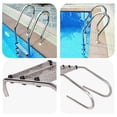 thumbnail image 4 of 4X Swimming Pool Ladder Rung Steps Stainless Steel Replacement Anti Slip Ladder Swimming Pool Accessories, 4 of 8