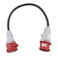 thumbnail image 2 of 5Pin Adapter Plug 32A to 16A Coupling Socket [3-Phase,400V] Hose Cable High Current Adapter ,Protection Class IP44, 2 of 9