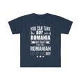 thumbnail image 1 of Can't take the Romanian Pride out of boy Unisex T-shirt S-3XL Romania Proud, 1 of 2