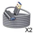 thumbnail image 1 of Cable de Extensión 2xUSB 3.0 CUTICAT Duradero Portátil 0,5 M, 1 of 7