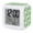 Green, Sage, variant on Lavender Polka Dot Digital Alarm Clock for Bedrooms, Smart LED Alarm Clock with 7 Color Changing Night Light, Modern Minimalist Dots Pattern Silent Wake Up Clocks for Sleep Study Cooking 3.2"x3.2"