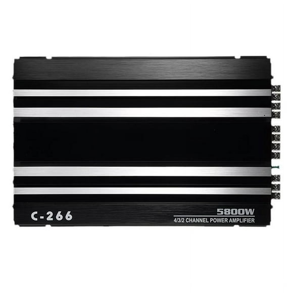 4-Channel Car Audio Amplifier 5800W High-Power Amplifier 12V Ultra-Thin Four-Way Power Amplifier Class A/B Tools