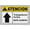 Warning Sign 3, variant on Spanish Construction Area Rules Sign 8"x12", Aluminum Tin Warning Signs for Home Outdoor Garden, High Visibility Bilingual Safety Sign