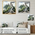 thumbnail image 4 of Designart "Serenity of Great Wall of China II" People Framed Wall Art Decor - Global Grey China Art Hallway Framed Wall Art Decor, 4 of 6