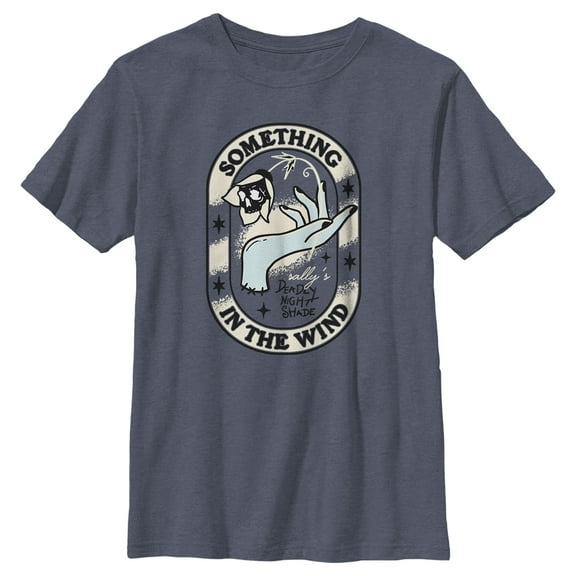 Boy's The Nightmare Before Christmas Deadly Nightshade Sally Graphic Tee Navy Blue Heather Small