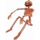 thumbnail image 2 of 15.7' Posable Halloween Skeleton - Pumpkin Head Full Body Halloween Skeleton with Movable Joints for Haunted House, 2 of 4