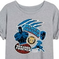 thumbnail image 3 of Marvel Black Panther - Wakanda Forever Stickers - Women's Oversized Graphic T-Shirt, 3 of 5