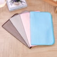 thumbnail image 2 of Zhuge Pink Summer Dog Cooling Mat - Portable Pet Bed, Instant Cool Technology for Indoor/Outdoor Use 70x55cm Washable Pad for Indoor Outdoor Use - 1 Piece, 2 of 3