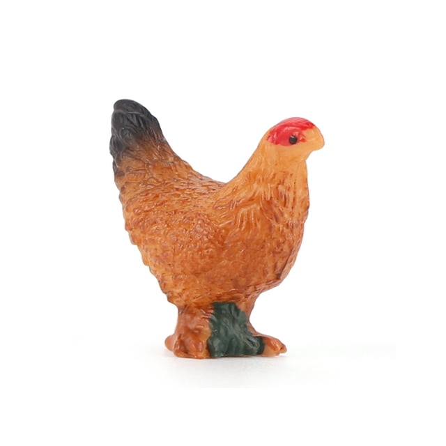 Amyove Realistic Farm Poultry Figurines Simulation Animal Action Figure Model Ornament Educational Toys For Children Collection