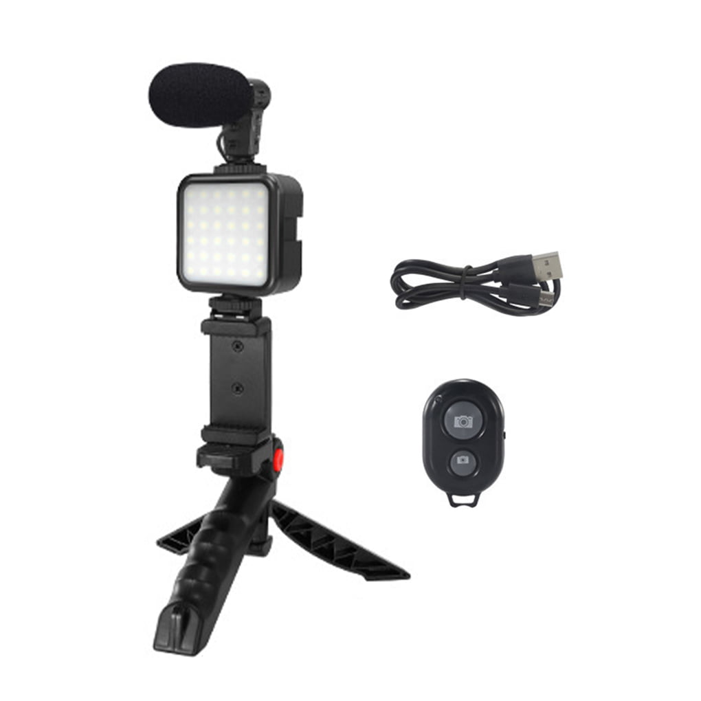 01 Fill Light Set Lightweight Fill Lamp Set Video Conference Lighting Universal Portable Video Microphone Kit for Live Broadcast for Studio for Office for Home 