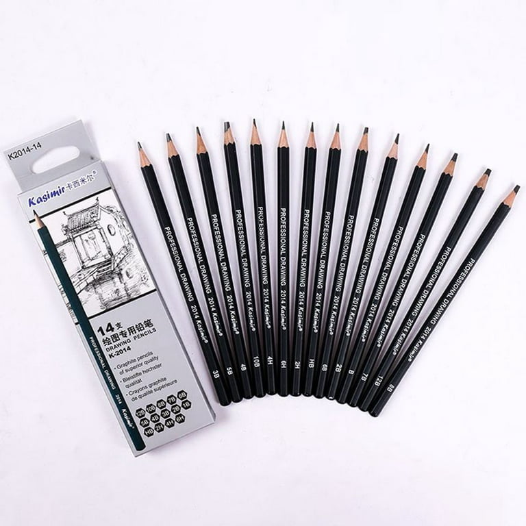  dainayw Professional Drawing Sketching Pencils Set, 24 Pieces Art  Pencils (14B - 9H), Graphite Shading Pencils for Beginners & Pro Artists :  Arts, Crafts & Sewing