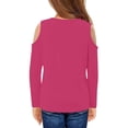 thumbnail image 4 of TZEWGL Chemise Mignonne pour Nouveau-Né Plissée devant Manches Longues Douce Col Rond Blouse pour Nouveau-Nés Taille 4-5T, 4 of 6